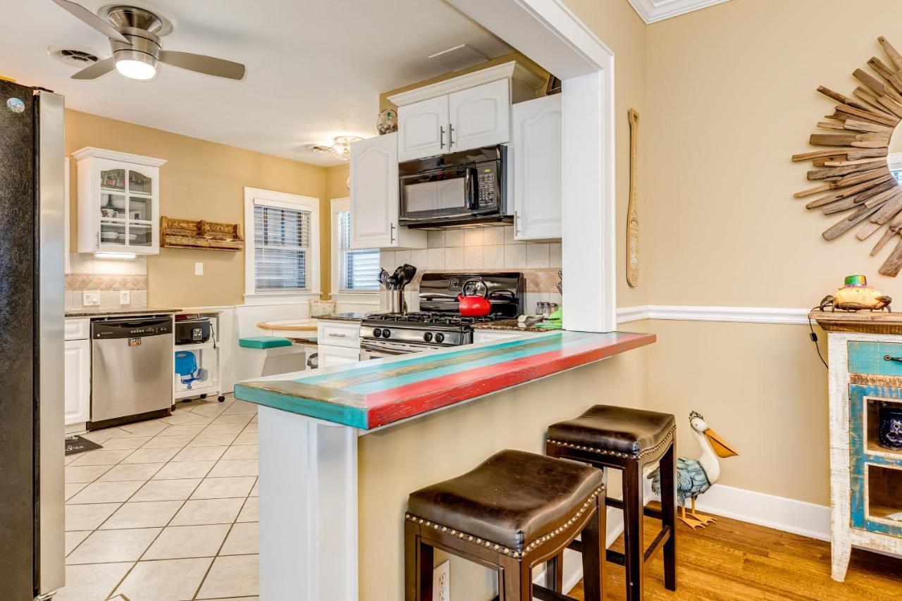 Villa Nautical Niche- Upstairs Galveston Exterior foto